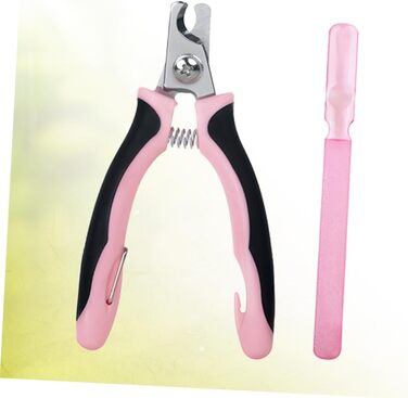 Триммер для когтів домашніх тварин BESPORTBLE: безпечний та зручний інструмент для когтів котів та собак (рожевий)