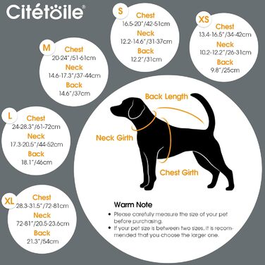 Зимовий теплий одяг для собак Citétoile: куртка з флісу для чихуахуа, такси та інших порід, сірий колір, розмір XS