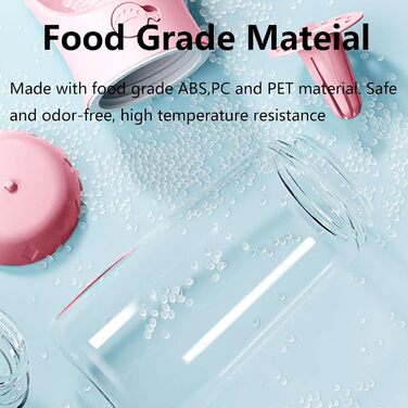 ДомКім портативна пляшка для води та корму для собак, 550 мл, рожева - для прогулянок, подорожей, цуценят