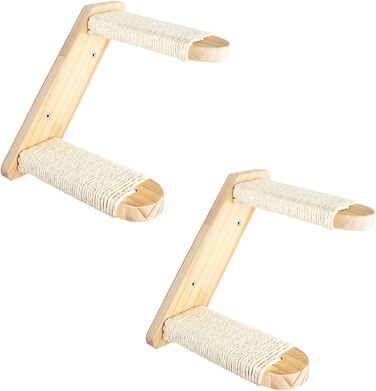 Сходинка для котів DaizySight на стіну: комплекс для лазіння, ігор та відпочинку (2 елементи)