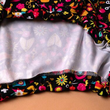 Піжама для собак LovinPet, повне покриття, чорний кант, серветкова техніка, захист від УФ, післяопераційна (2XL)