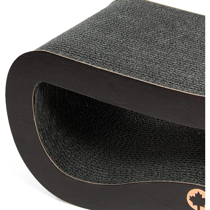 Котячий будиночок Kratzbrett Orbit Petite - когтеточка для котів, лежанка, чорний