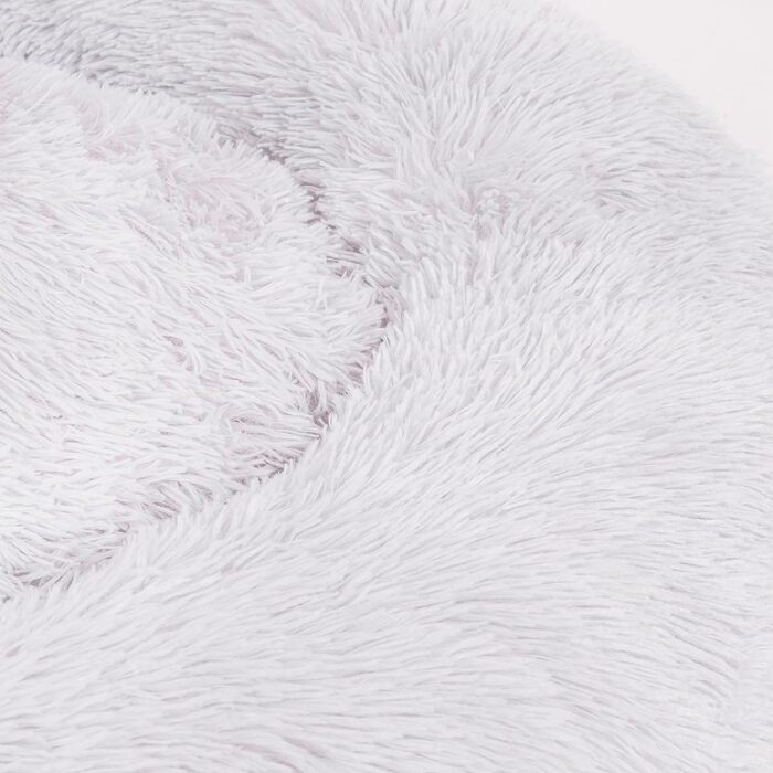 М'яке ліжко для собак Ceddie - кругленьке гніздечко для сну | діаметр 100 см, сірий світлий