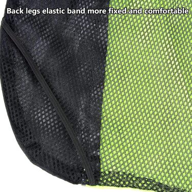 Водонепроникний дощовик для собак Ranphy середнього та великого розміру, з відбиваючими елементами, дихаючий, з захистом живота, для такс та лабрадорів, ультралегкий, безпечний, зелений, 6XL (обхват грудей: 80 см), зелено-чорний