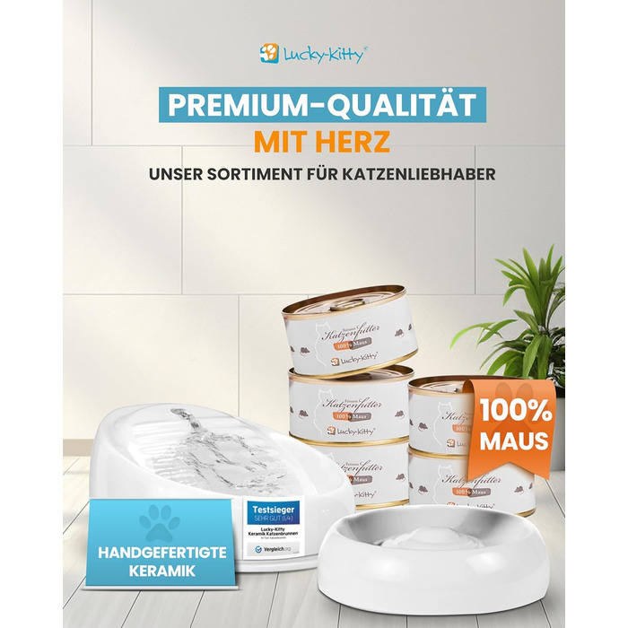 Котлочистка Lucky-Kitty Edelstahl 60x40x20 см з кришкою | XXL, не пропускає запахи, чорна | Котлочистка для котів, не витікає