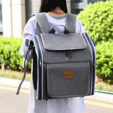 Сумка-переноска для тварин на велосипед, складана, рюкзак, кошик для собак/кішок, безпечна, для прогулянок, подорожей, активного відпочинку, сім'ї, їзди на велосипеді