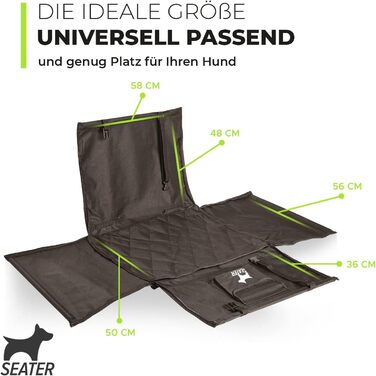 Автокрісло для собак GüteWerk: надійний захист та комфорт для маленьких та середніх собак (до 45 см)