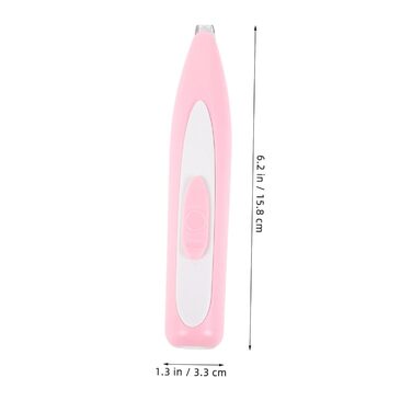 Електричний триммер для собак та котів DOITOOL - 2 шт. Безшумна машинка для грумінгу з підзарядкою, рожева (15.8*3.3 см)