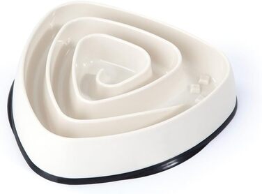 Миска для собак Edupet 06027AA, Anti-Schling Napf, Slow Feeder, 300 мл, 21 см, бежева