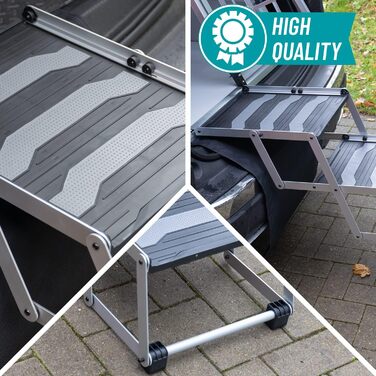 Сходинка для собак VOSS.PET, 3 ступені, алюміній, захисна підстилка