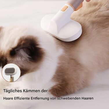 Щітка для догляду за шерстю собак | Гребінець з 3-ма головками для догляду за тваринами | Інструмент для видалення шерсті собак та котів - для чищення та масажу короткої та довгої підшерсті у котів, для дому