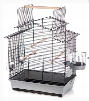 Клітка Tandem 59 x 38 x 65 см, чорна