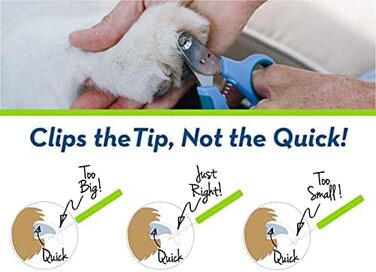 Кліпер Zen Clipper для обрізання кігтів домашніх тварин: безпечний, обрізає лише кінчик кігтя, фіолетовий, 2 мм