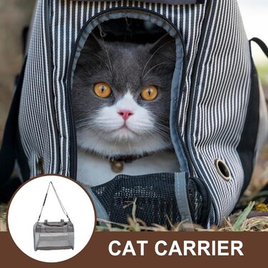 Дихаючий переноска для кошенят та собак від NUOBESTY - легкий, м'який рюкзак-переноска для маленьких котів та собак, ідеальний для подорожей