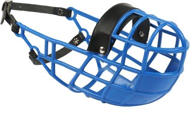 Нашийник-маска для грейхаундів (довгоносі) 101 Windhund – легкий, дихаючий, безпечний для прогулянок, ветеринара та захисту від отруєнь. Міцний та довговічний. Синій.