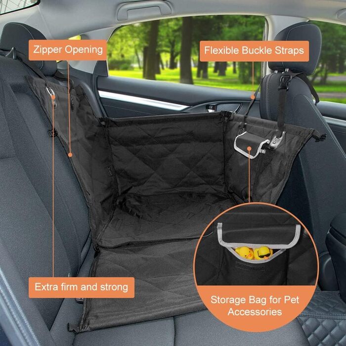 Автокрісло для собак XhuangTech Extra Stabiler – міцне, водонепроникне, для собак маленьких та середніх порід