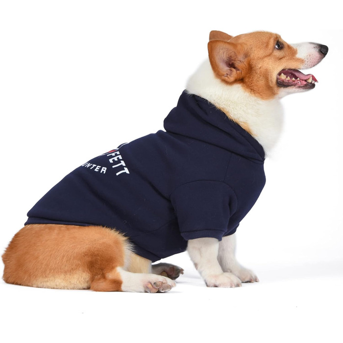 Худі для собак Star Wars Boba Fett, блакитний, розмір Small | Одяг для собак Star Wars | Зручний капюшонний світшот для собак, подарунок для фанатів Star Wars