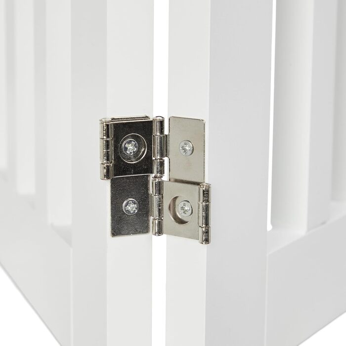 Захисне ворота Relaxdays, самостійно стояче, 92 x 205 см, розкладне, з ніжками, для собак та котів, біле