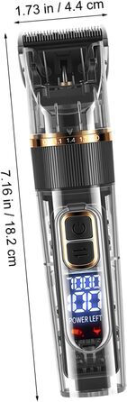 Машинка для стрижки тварин Happyyami: бездротова, тиха, з LED-дисплеєм та насадкою для собак та котів