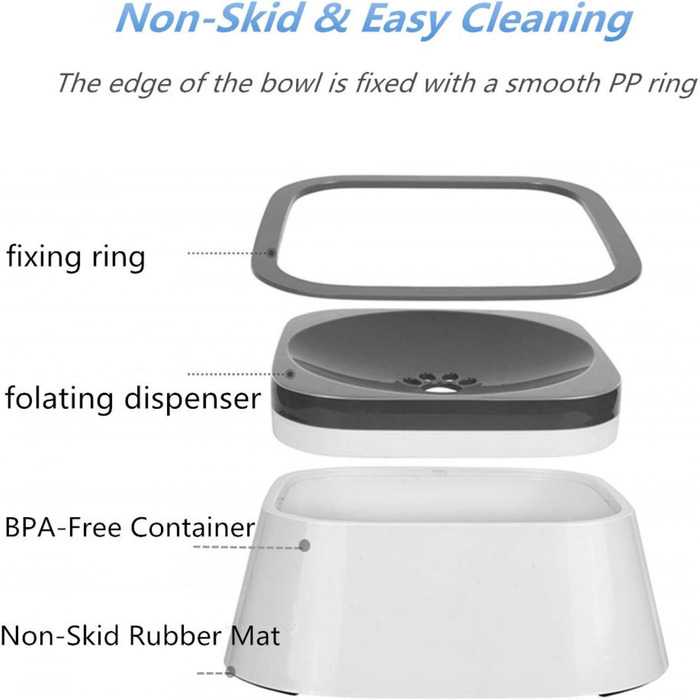 Плаваючий годівниця для води для собак, цуценят, котів, кошенят - Lyrlody