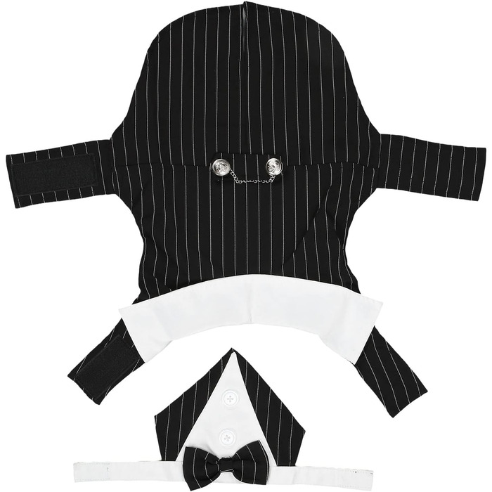 Елегантний костюм для собак Qcwwy: класичний вечірній наряд для собак (M)