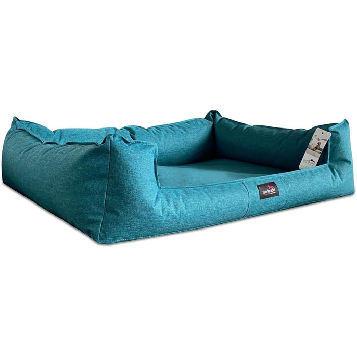 Ортопедичне ліжко для собак Tierlando® Goofy XL-XXXL: комфорт та підтримка для великих собак. Розмір 90x75 см, знімний поліестерний чохол, ідеально підходить при проблемах з суглобами.