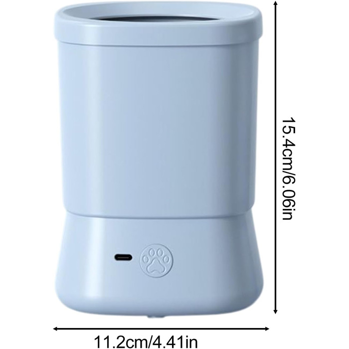 Автоматичний очищувач лап для собак, 2 режими очищення, комплект для догляду за тваринами, блакитний