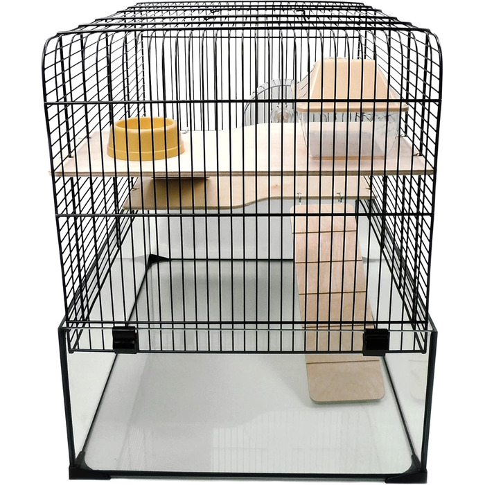Клітка для гризунів Little Friends Savoy Gerbilarium із аксесуарами, 58,5x38x47,5 см