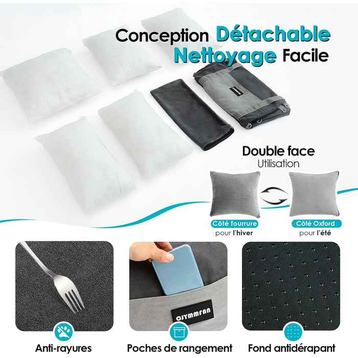 Автокрісло для собак, кошик для тварин, переноска для авто, з висувним лежанкою, безпечний кріплення, зелений/сірий