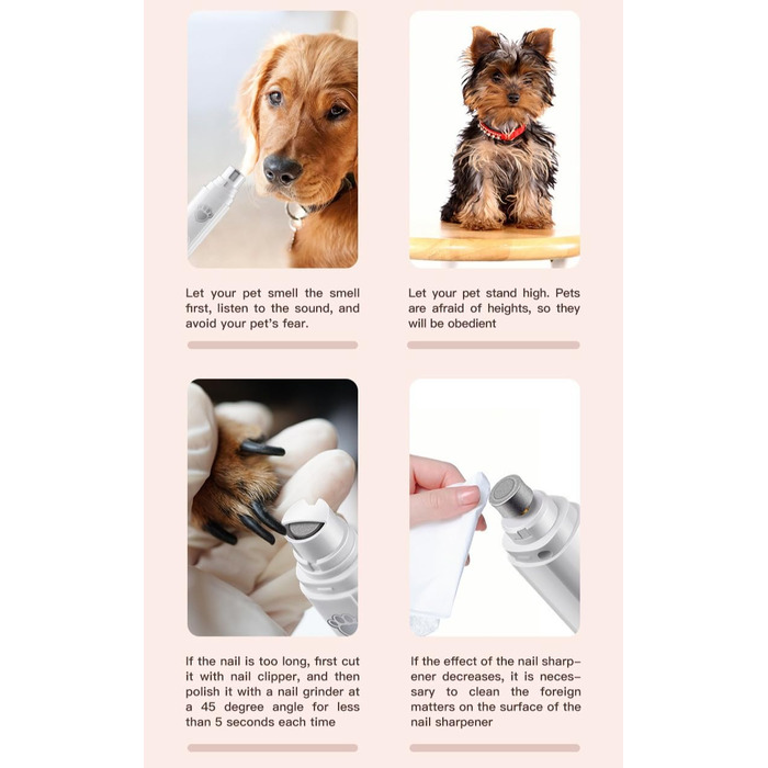 Точилка для кігтів собак Dr. Pfoten Pro Salon - біла