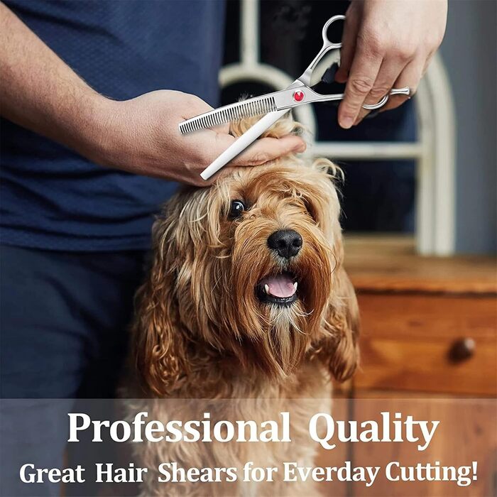 Ножиці для грумінгу собак, ножиці для стрижки шерсті, ергономічні, регульовані, для собак та котів