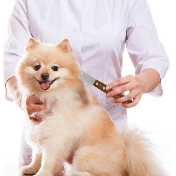 Гребінець для собак Toyvian (2 шт.) - професійний інструмент для догляду за шерстю, м'яка масажна щітка для довгої та короткої шерсті