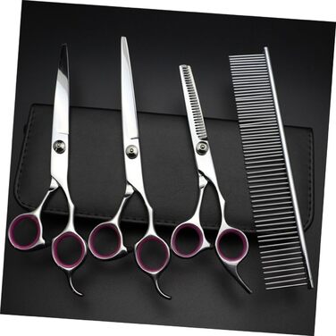 Набір для стрижки тварин BESPORTBLE: 4 предмети (ножиці, гребінець, тканина) для собак та котів