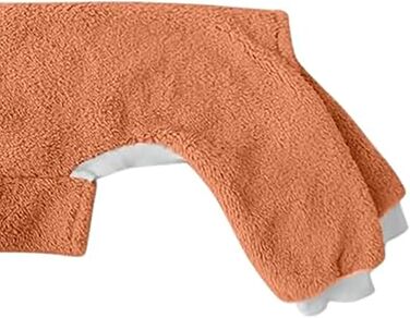 Зимовий комбінезон для собак – теплий флісовий костюм з принтом грейхаунд, високий комір, одяг для чотирилапих афганців (B, XXL)