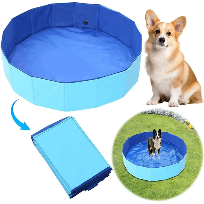 Басейн для собак, портативний басейн для купання тварин, 60x20 см