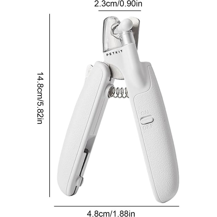 Набір для стрижки кігтів тварин з LED-підсвічуванням, прецизійний, для собак та котів