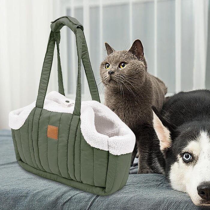 Трансформер для тварин: переноска для собак та котів, зелена, для прогулянок та подорожей