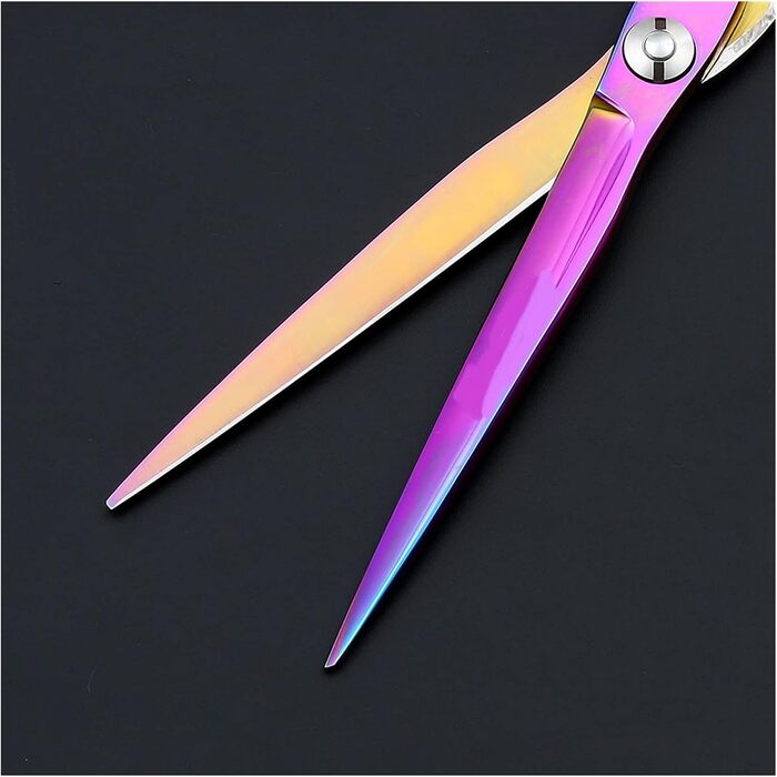 Ножиці для грумінгу собак Rainbow Pet, прямі, для стрижки шерсті, сумка в комплекті