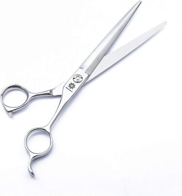 Професійні ножиці для грумінгу тварин 7.0 дюймів, з нержавіючої сталі, прямі, для собак та котів, для салону та дому