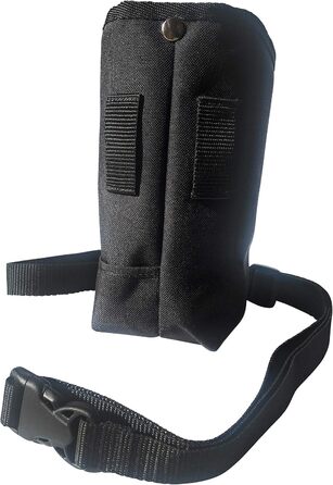 Сумка для собак Prima-Bag з регульованим поясом (кишенька для ласощів/сумка для ласощів/сумка для корму) чорного кольору