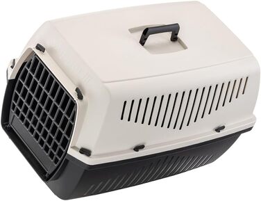 Переноска для котів та собак Ferplast SKIPPER 3, 62x41x38 см, пластик, бежева