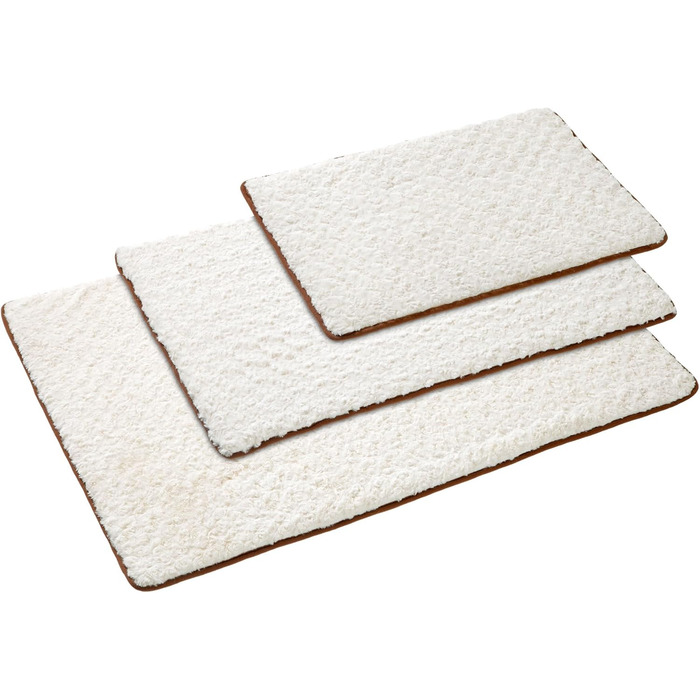 Ортопедичний матрац для собак Karlie Orthomat Blanc/marron, 80 x 50 см