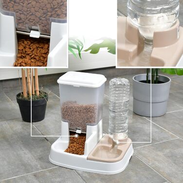 Підвищена годівниця для собак Iris Ohyama PEF-L, 2 шт. у наборі, розкладні, для здорового травлення, L29 x B57 x H31 см