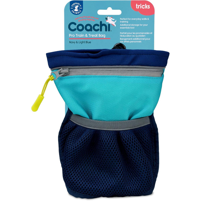 Сумка для дресирування собак Coachi Pro Train & Treat, Marineblau & Hellblau