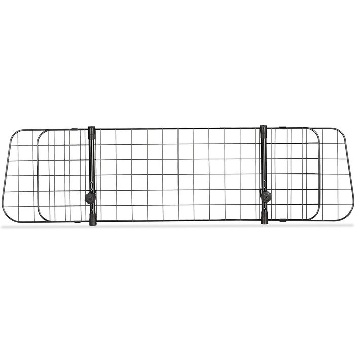 Сітка для собак у машину Relaxdays, перегородка, регульована ширина, чорна, 32 x 92-136 см