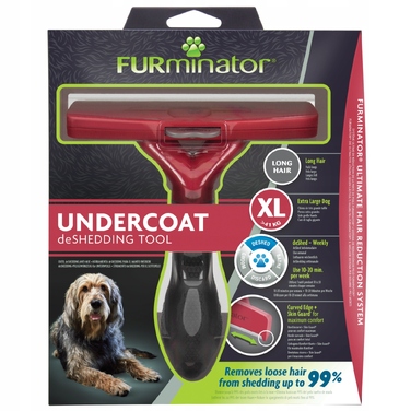 Щітка-гребінець Furminator для собак з довгою шерстю, розмір Giant