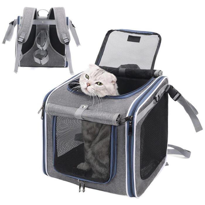 Клітка-переноска для собак Bomefoi на велосипед, дихаюча, портативна - для безпечних прогулянок та подорожей