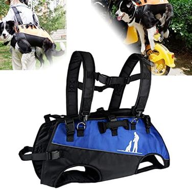 Рюкзак для собак L&Y Jewelry Hundetrage: переноска для собак вагою 15-40 кг, регульований, для собак з артритом та проблемами суглобів