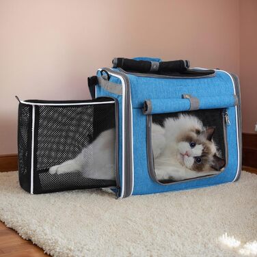 Корзина для собак на велосипед | Транспортна коробка для собак на велосипед, регульована сумка з вентиляцією для перевезення, прогулянок, походів, кемпінгу, велопоїздок та туризму