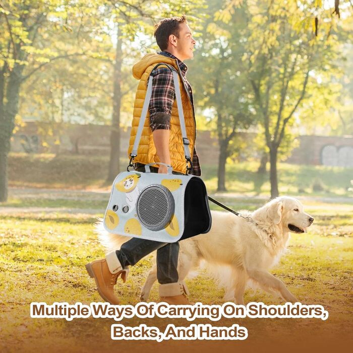 Сумка-переноска для тварин | Сумка через плече для котів, ідеальна для подорожей, хандер, для піших прогулянок, кемпінгу та подорожей